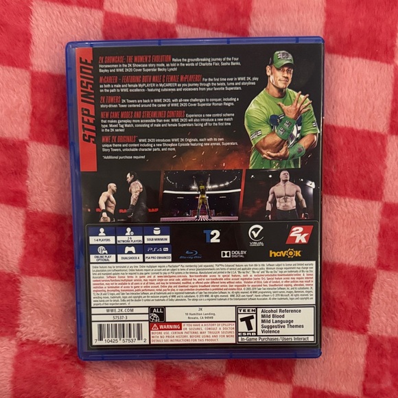 WWE 2K20 for PS4 - Like New (With Case) - Picture 3 of 3